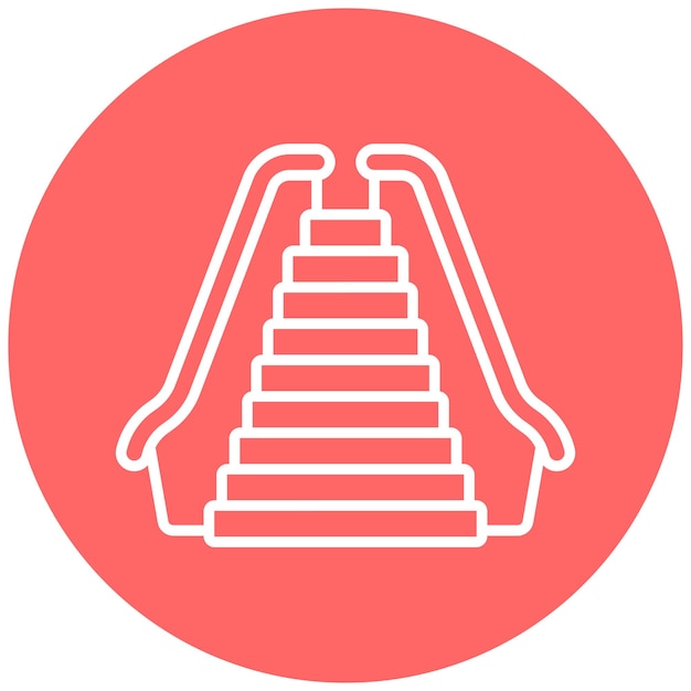 Vector Design Escalator Icon Style