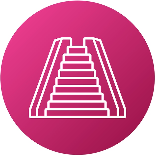 Vector vector design escalator icon style