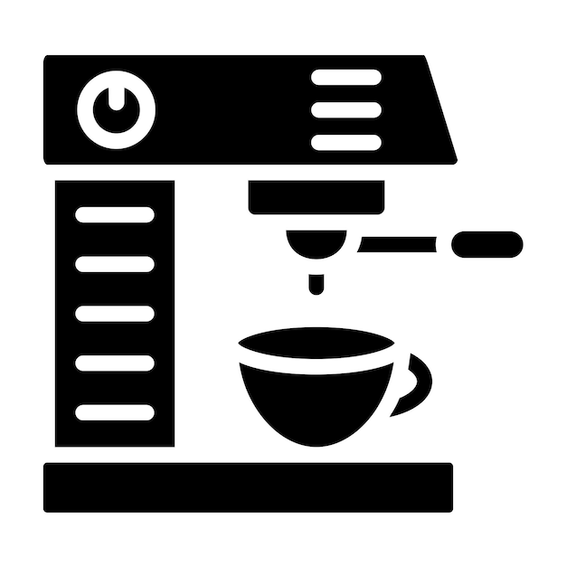 Vector Design Espresso machine Icon Style