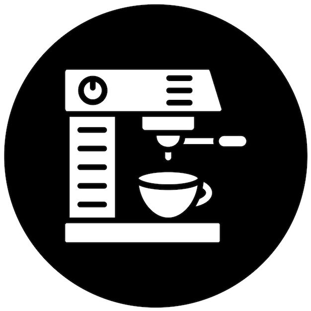 Vector Design Espresso machine Icon Style