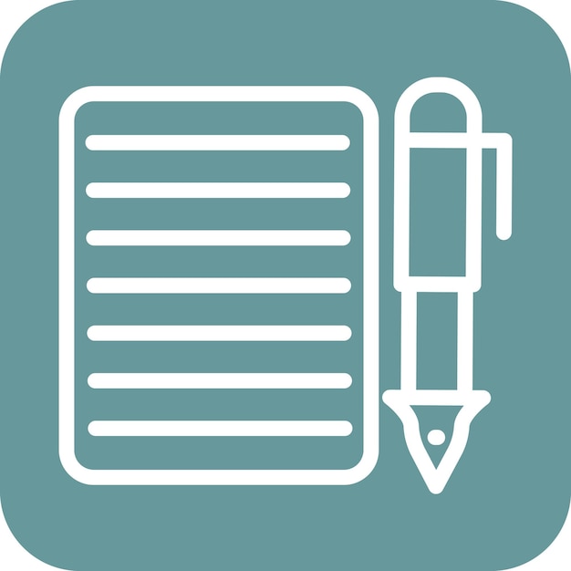 Vector Design Essay Icon Stijl