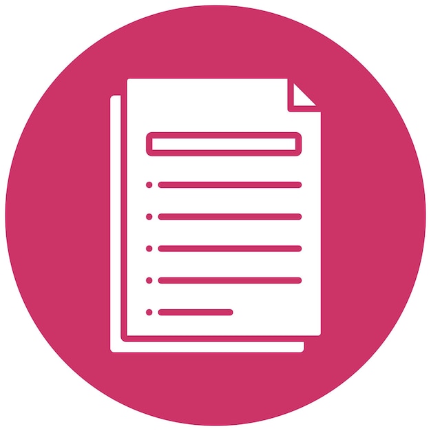 Vector Design Essay Icon Stijl