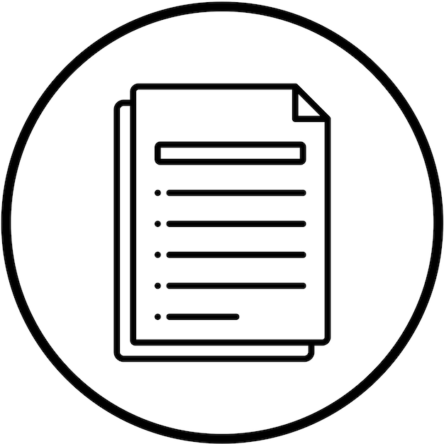 Vector Design Essay Icon Stijl