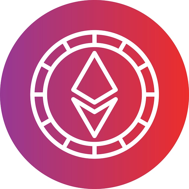 Vector Design Ethereum Icon Style