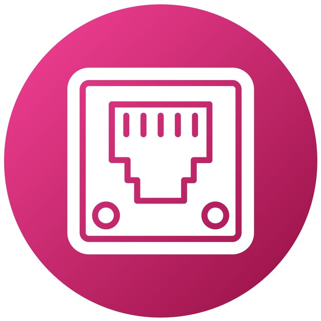 Vector vector design ethernet icon style