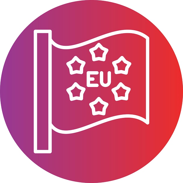 Vector Design Eu Icon Style