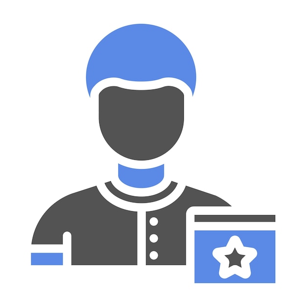 Vector Design Event Organizer Icon Stijl