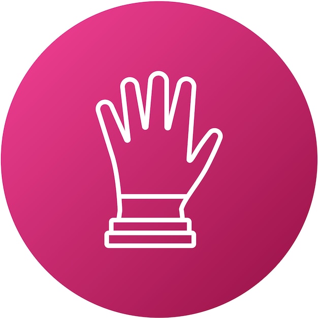 Vector Design Exam Gloves Icon Style