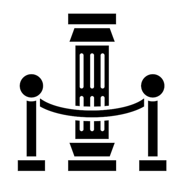 Vector Design Exhibition History Icon Style