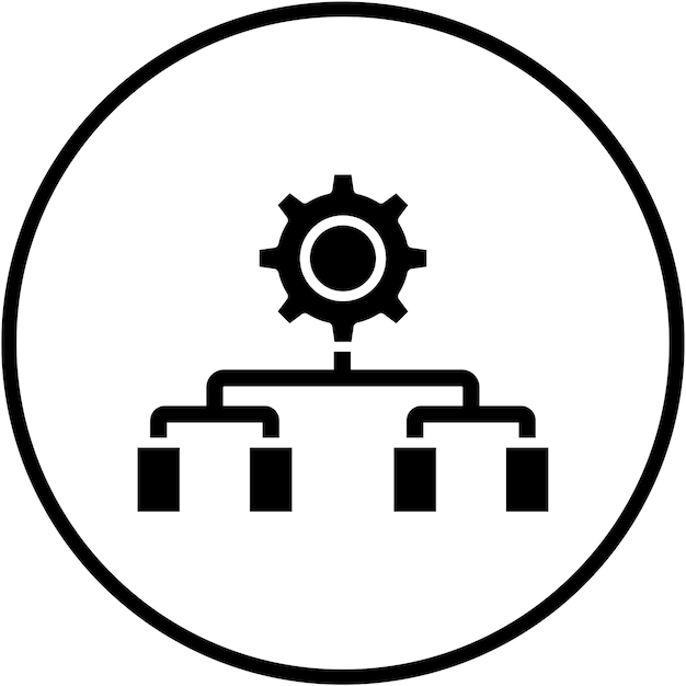 Vector Design Expert Systeem Icon Stijl
