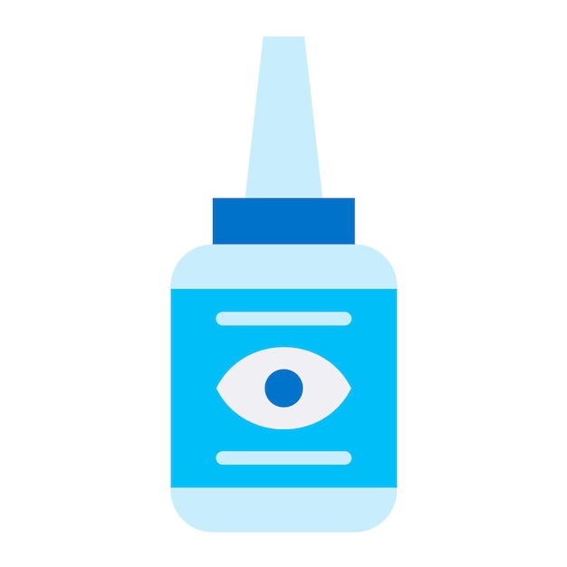 Vector vector design eye drop icon style