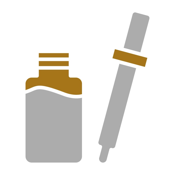 Vector vector design eye dropper icon style
