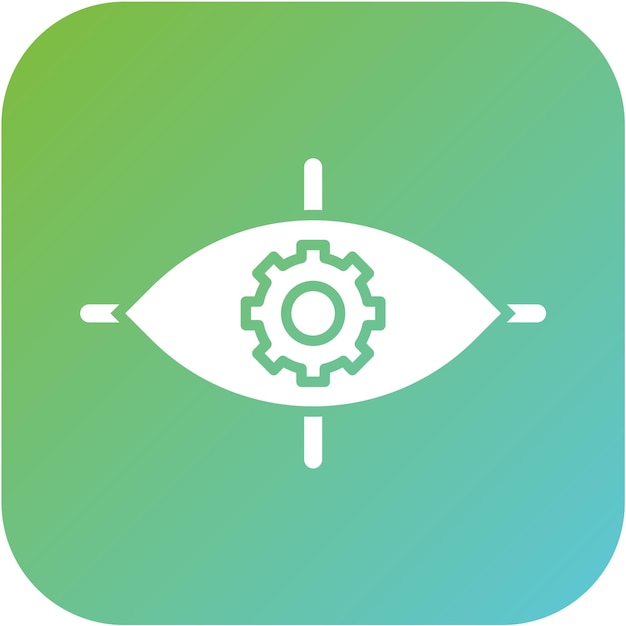 Vector vector design eye setting icon style