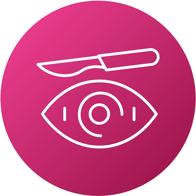 Vector Design Eye Surgery Icon Style