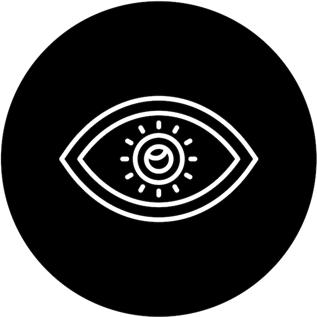 Vector Design Eyeball Icon Style