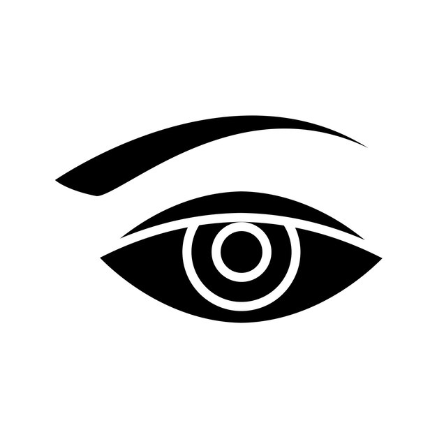 Vector Design Eyebrow Icon Style