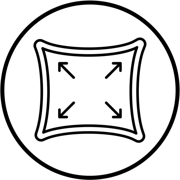 터 디자인 직물 탄력성 아이콘 스타일