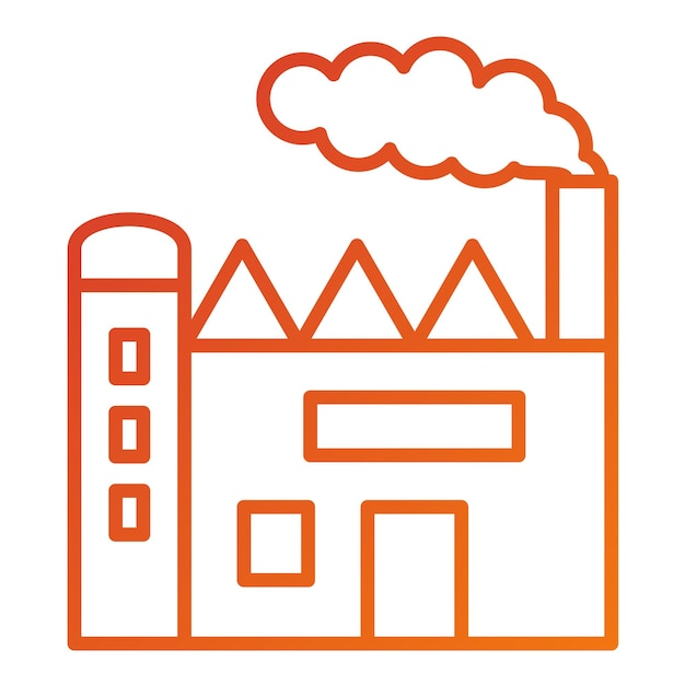 Vector Design Factory Vervuiling Icon Stijl