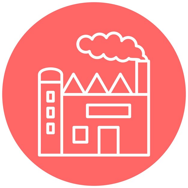 Vector Design Factory Vervuiling Icon Stijl