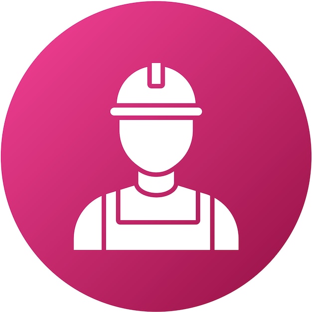 Vector vector design factory worker man icon style