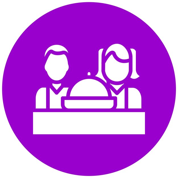 Vector vector design family meal icon style