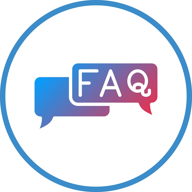 ベクトルデザイン FAQ アイコンスタイル
