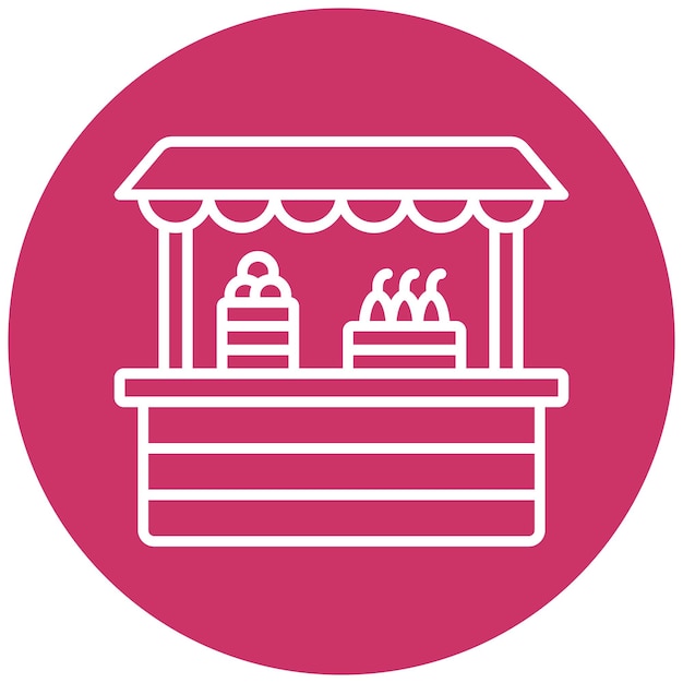 Vector Design Farmers Market Icon Style