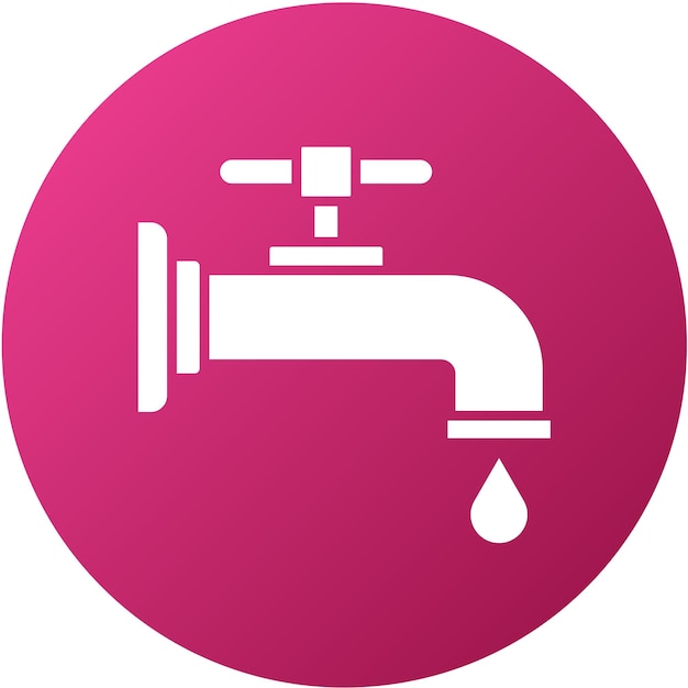 Vector vector design faucet icon style