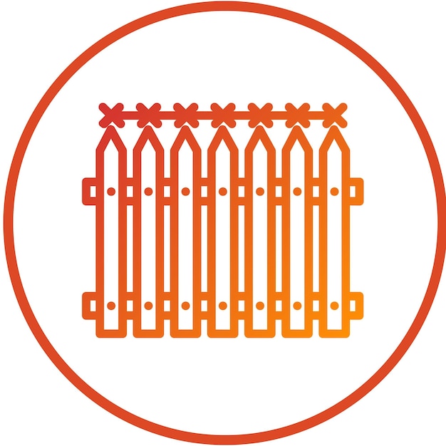 Vector Design Fence Icon Style