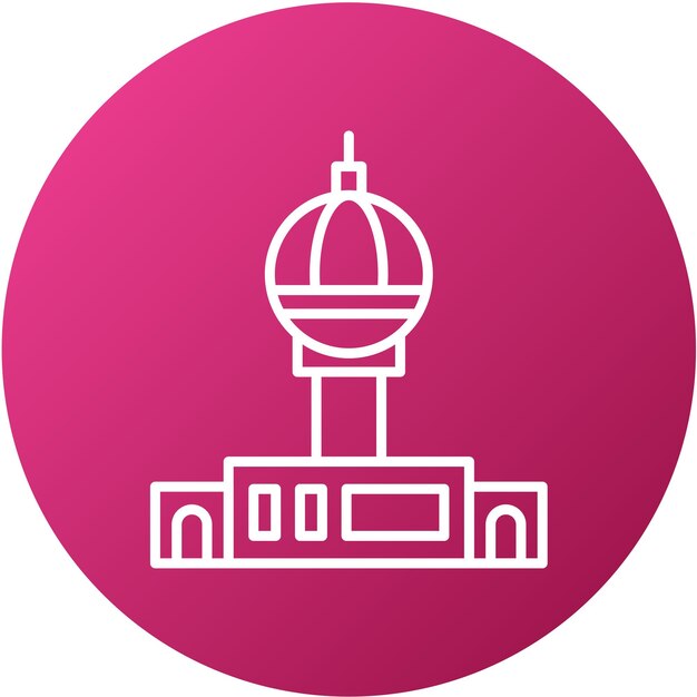 Vector Design Fernsehturm Berlijn Icon Style