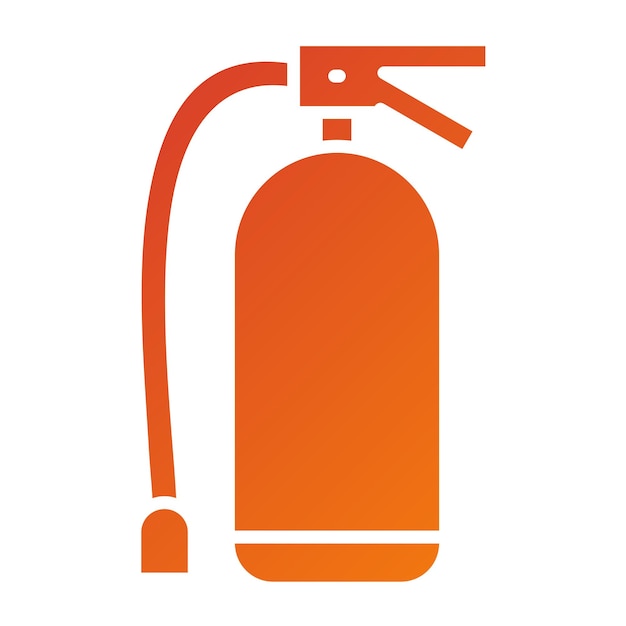 Vector Design Fire Extinguisher Icon Style