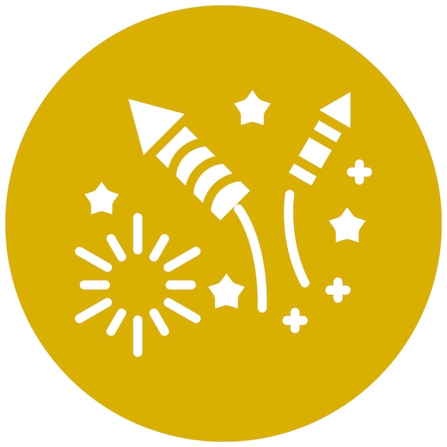 Vector vector design firecracker icon style