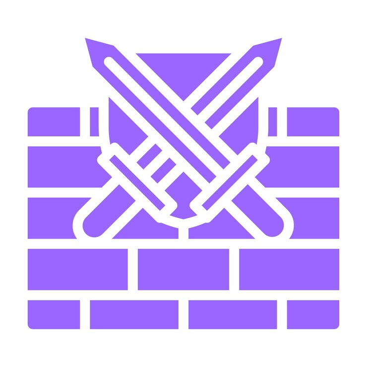 Vector vector design firewallguardian icon style