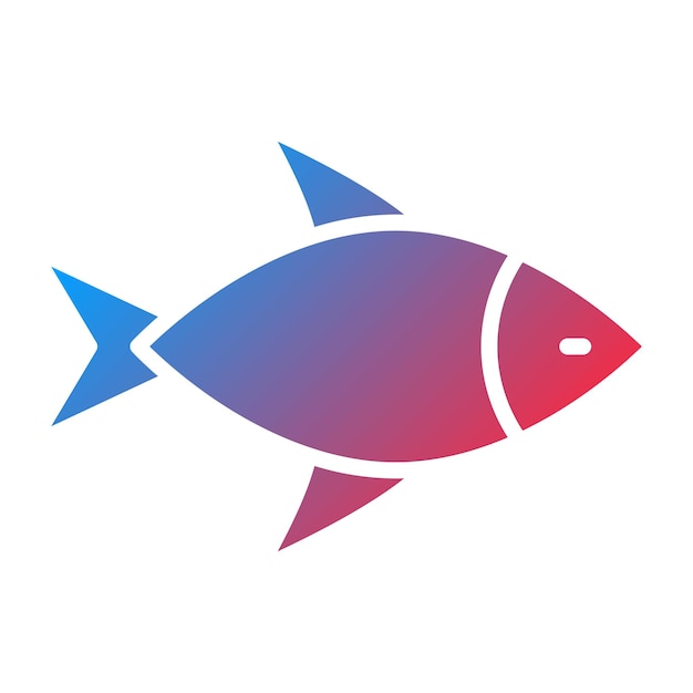 Vector Design Fish Icon Style