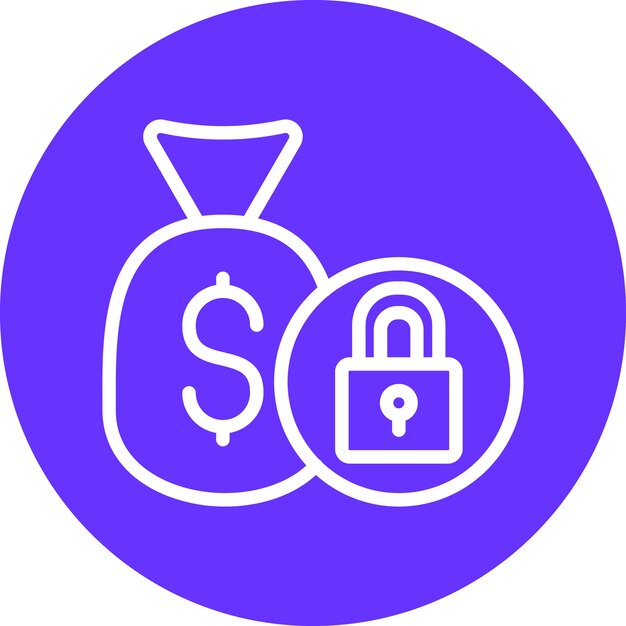 Vector Design Fixed Funding Icon Style