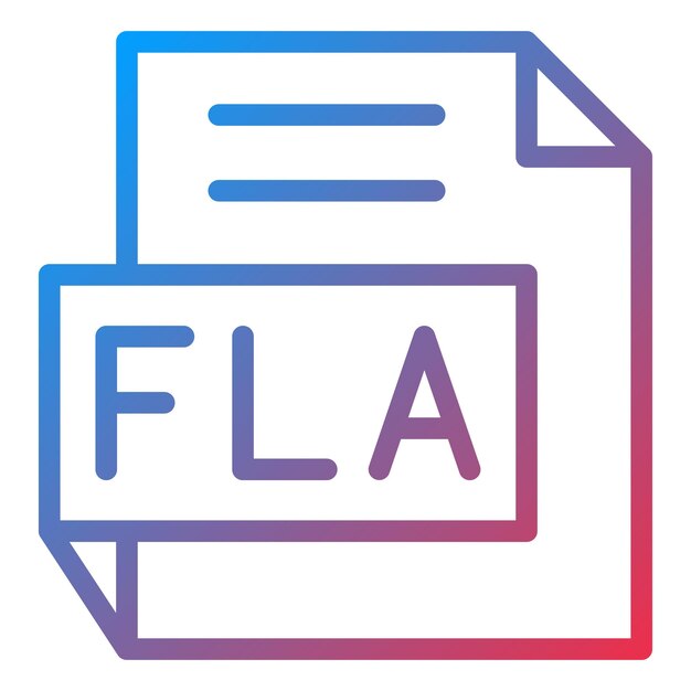 Vector vector design fla icon style