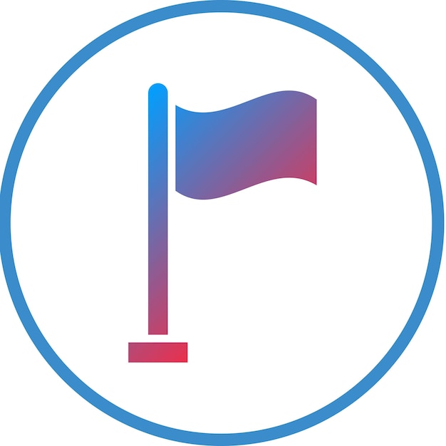 터 디자인 플래그 아이콘 스타일