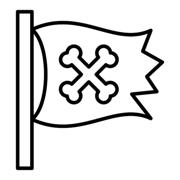 Vector Design Flag Icon Style