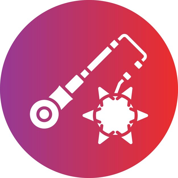 Vector Design Flail Icon Style