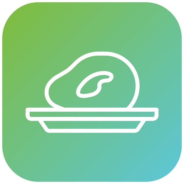 Векторный дизайн Flaky Feast Icon Style