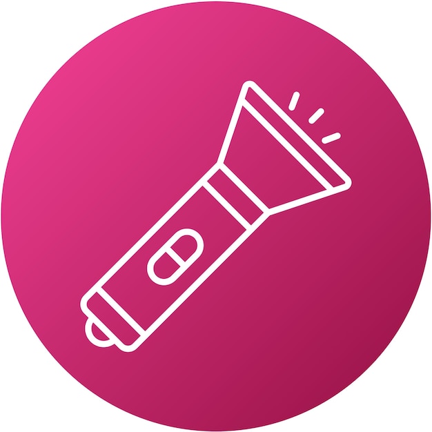 Vector vector design flashlight icon style