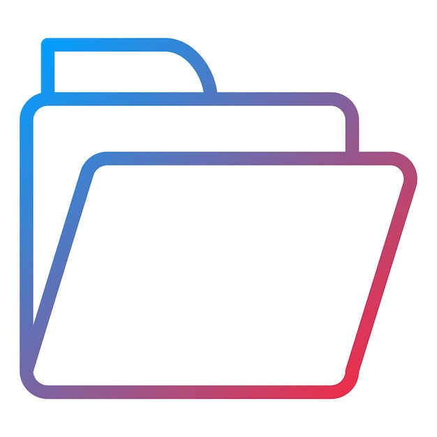 Vector vector design folder icon style