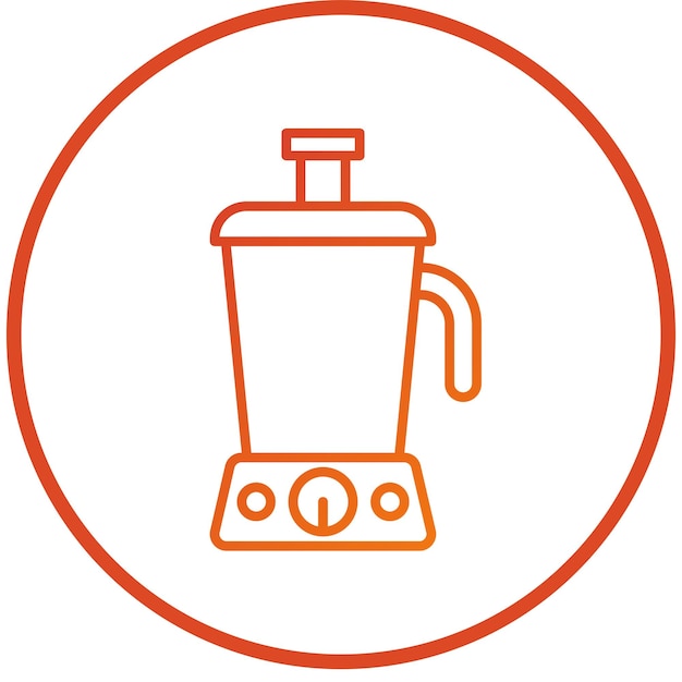 Vector vector design food processor icon style