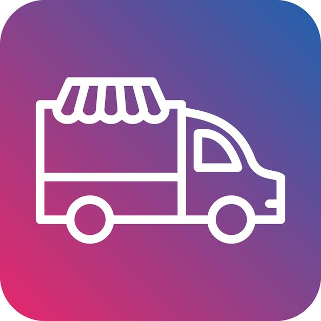 Vector design food truck icon style