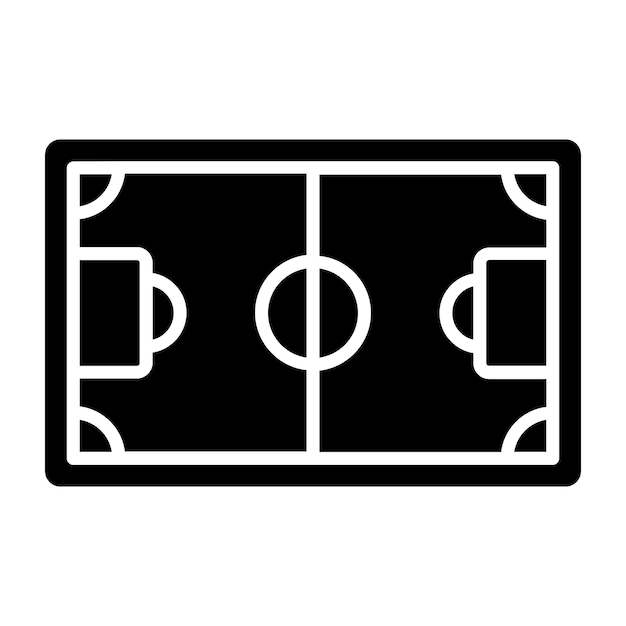 Vector Design Football Field Icon Style