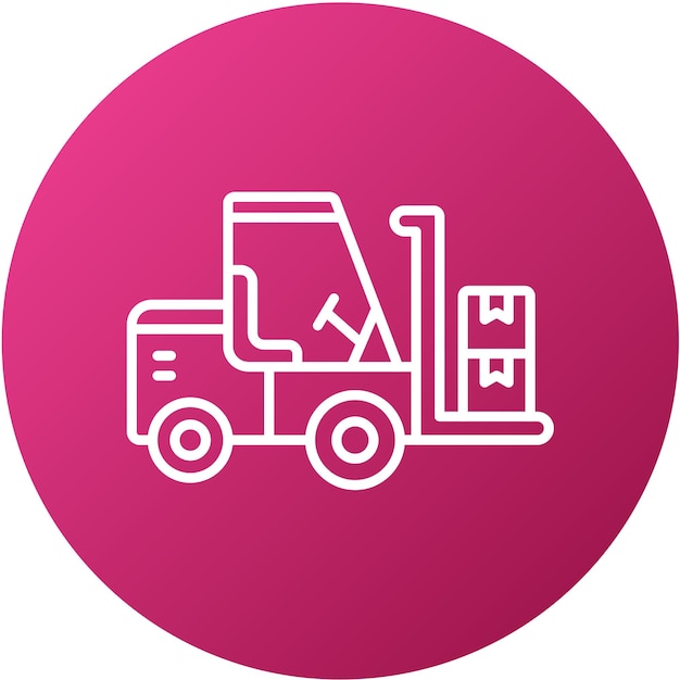 Vector Design Forklift Icon Style