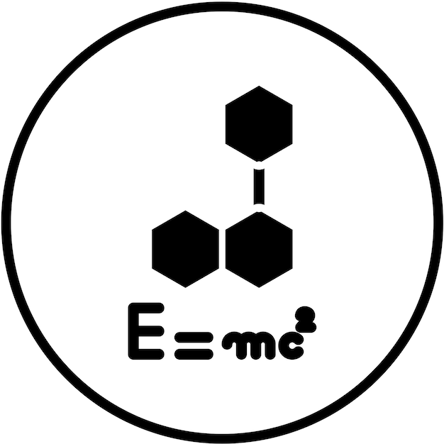 Vettore stile di icona della formula di progettazione vettoriale