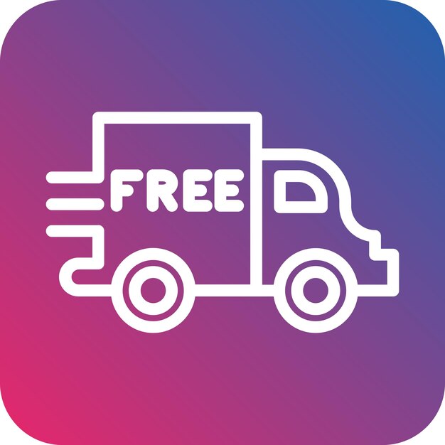 Vector Design Free Delivery Icon Style