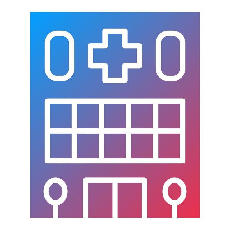 Vector vector design free hospital icon style