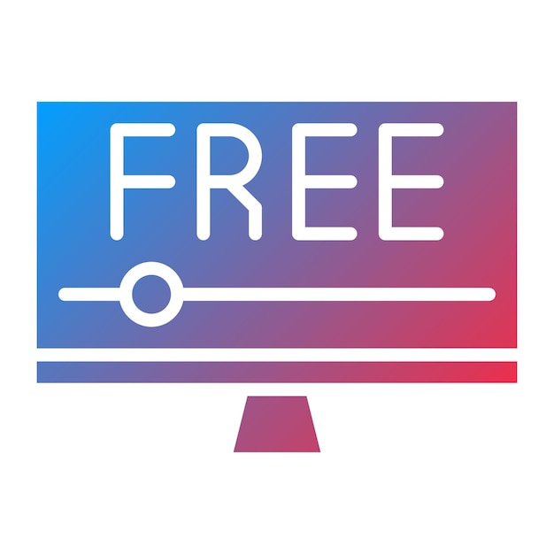 Vector vector design free live stream icon style